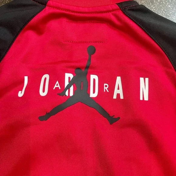 NWT Nike / Air Jordan track suits -size 12mos black/red & grey/blue $30 or 2/$50